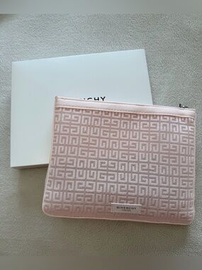 Givenchy Pink Logo Pouch